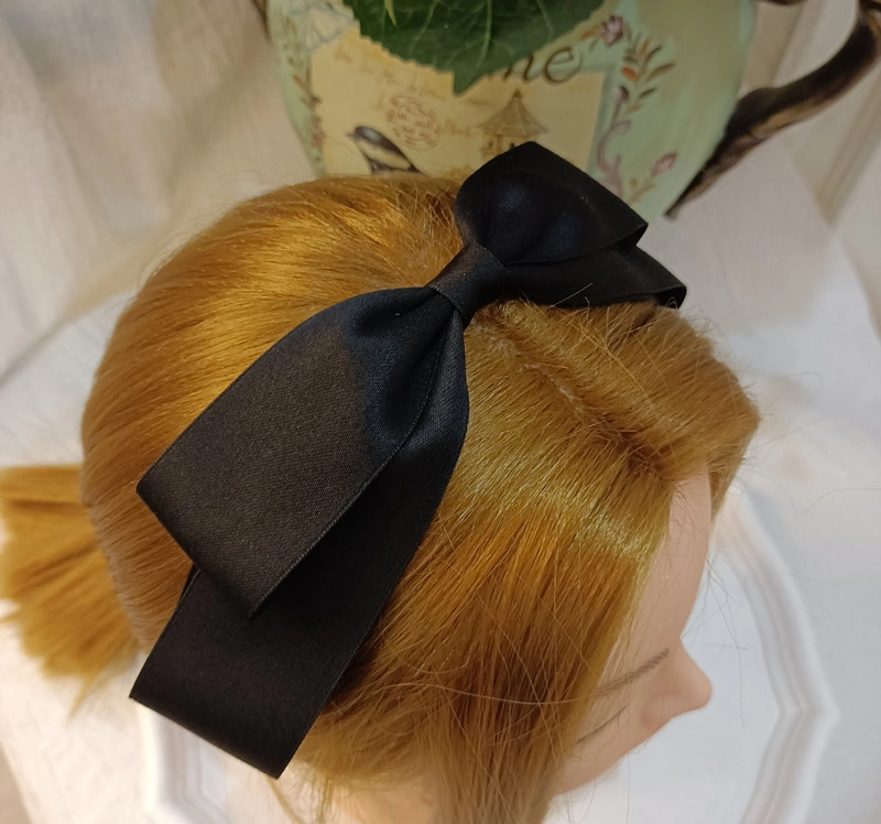 Korean Sweet Girl Student Headband Big Black Bow Headband Hair Headband