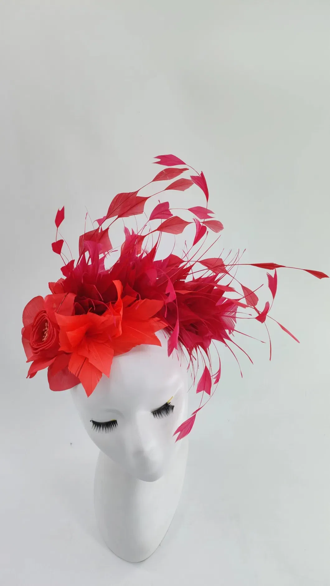 Sinamay Fascinator Hair Accessories Feather Headband