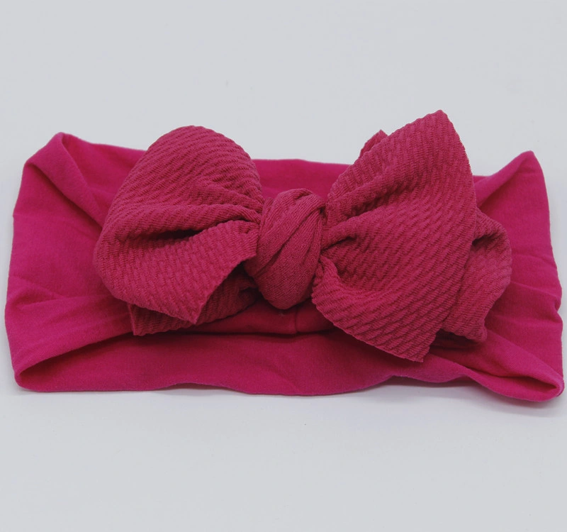 New Cute Bow Super Soft Sports Baby Knit Elastic Headband for Baby