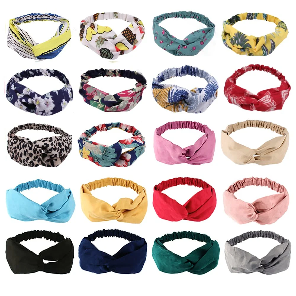 Fashion Women Velvet Elastic SPA Yoga Headband Fabric Make up Hair Band