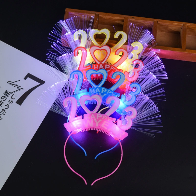 Ebay Hot Sell Girl Hair Ornament Light up Flashing Hair Decoration LED Headband Hair Accessories