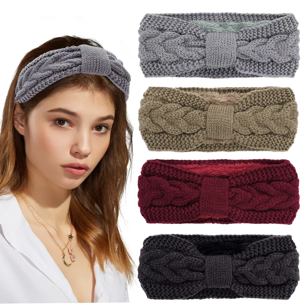 Customization Headband Accessories Thick Headband Custom Headband Elegant for Women Autumn Winter