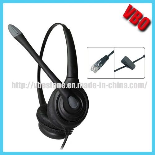 USB Computer Headset with Microphone Stereo Headphones &amp; Audio Control for Skype Webinar Softphone Call Center Online Courses