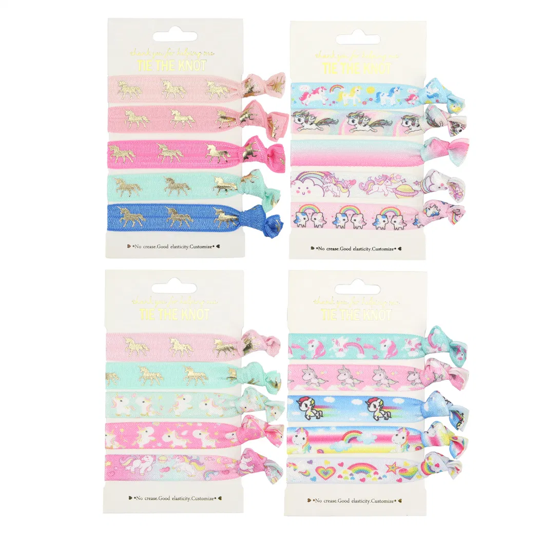 Amazon&prime;s New Headband Tie-Knot Color Unicorn Hair Band Personality Tie-in Headband Hair Rope Jewelry