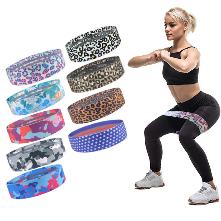 New Wide-Brimmed Gym Headband for Ladies with Printed Floral Pattern, Non-Slip Moisture Wicking Flower Hairbands Hair Accessories for Yoga Tennis Jogging Sports