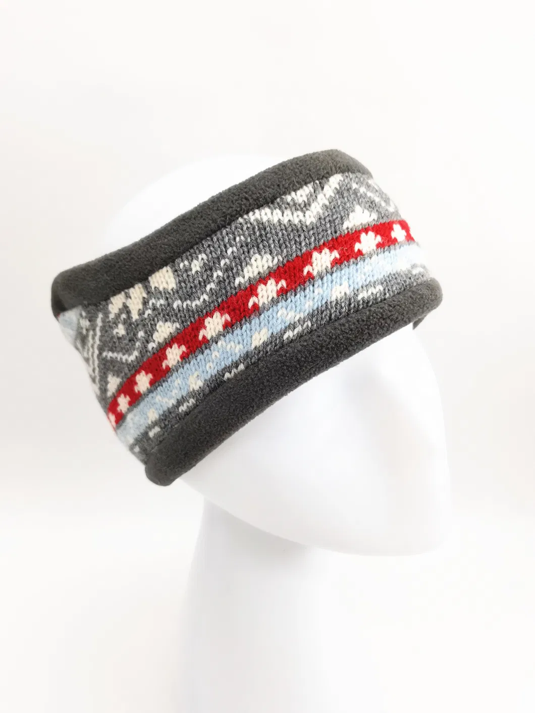 Double Layer Fleece Lined Knit Headband