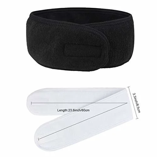 Factory Direct Low MOQ High Quantity Adjustable SPA Headband for Customized Logo