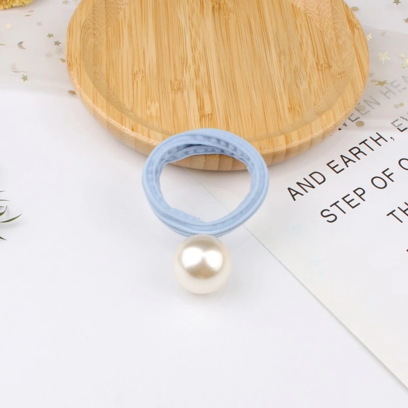 Stylish Simple Pearl Scrunchie Temperament Hair Bands