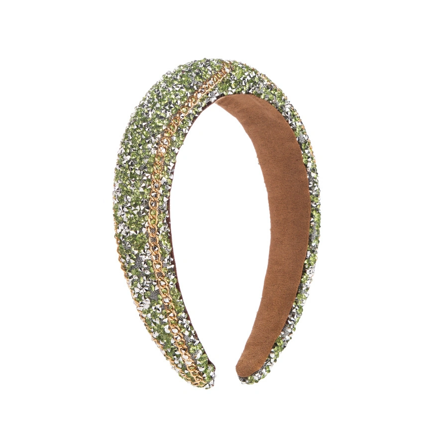 Custom Wholesale Glitter Bling Headbands Thick Padded Sponge Headband