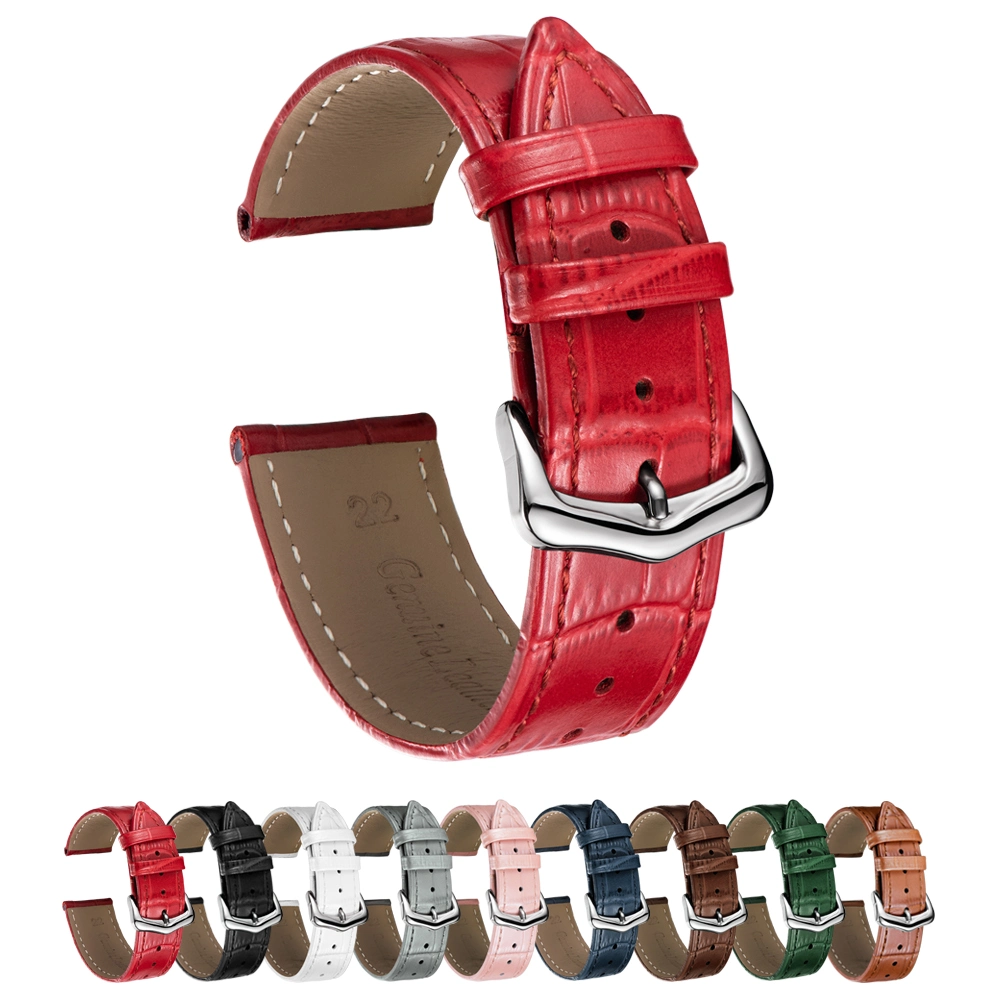 Full Size Flexible Wrist Watch Leather Straps Watches Band