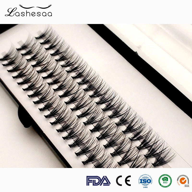 Mengfan China Hybrid Fill Lashes Suppliers 10d Korean Eyelash Extension 0.05/0.07/0.10 Thickness Multi-Layered Lash Extensions/Band Cluster Individual Lashes