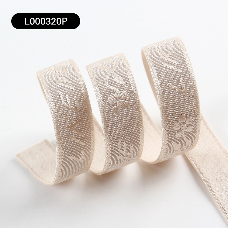 High Quality Custom Jacquard Elastic Band Custom Printed Brand Polyester Elastic Band for Garment