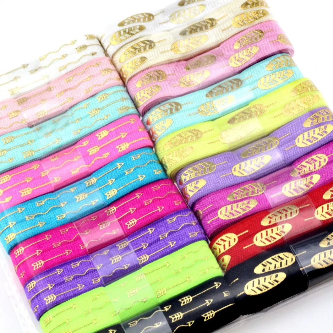 Amazon Supply of Elastic Hair Band Wrist Band Bronzing Silver Foil Wrap Elastic Band Festival Jewelry Spot Supply