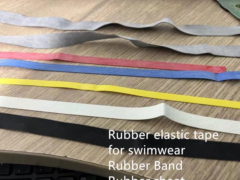 Yellow Color Customized Color Rubber Elastic Bands for Masks