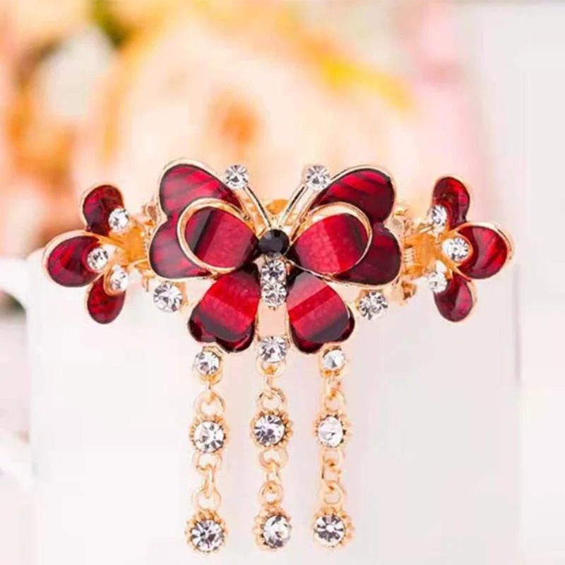 Butterfly Fringe Hair Clip Elegant Hair Clip