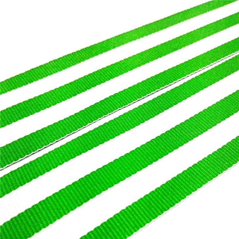 Hot Selling Custom Polyester Webbing Black and White Striped Grosgrain Satin Ribbon for Bags Strap