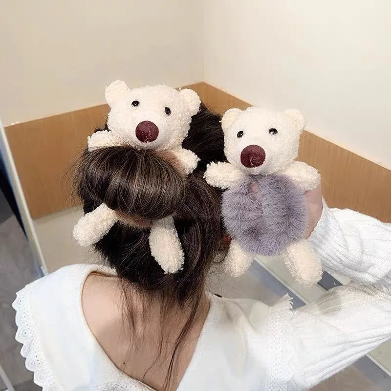 Newest Hot Popular Bear Bun Twisters Female Simple Temperament Hair Band