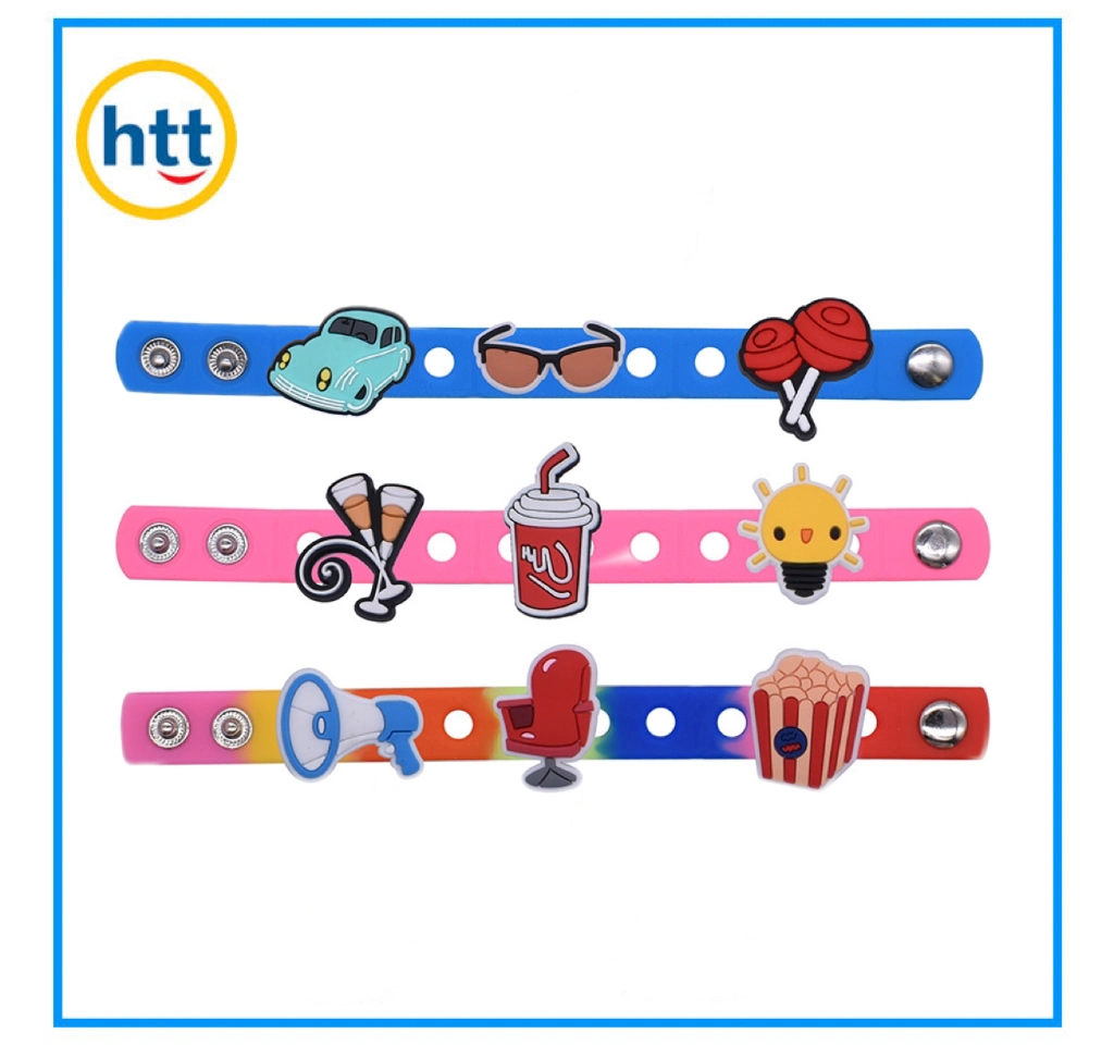 Silicone Bracelet Bulk Sports Stars Children Charms Kids Wristband Toys Htttoys Manufacturer