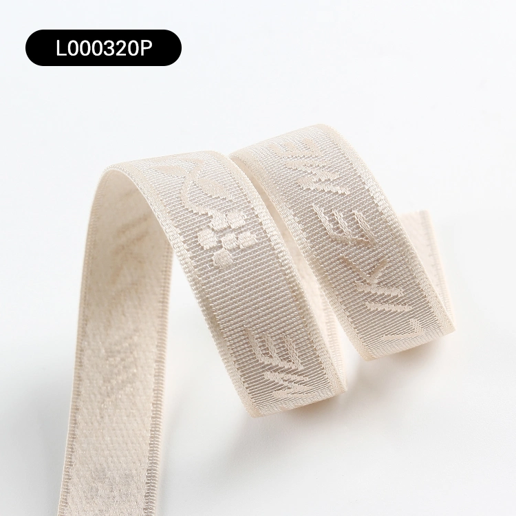 High Quality Custom Jacquard Elastic Band Custom Printed Brand Polyester Elastic Band for Garment