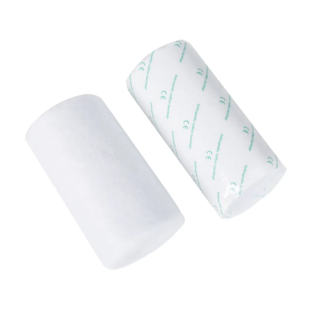 12rolled Packed Synthetic Cast Padding Medical Wool Bandage for Healthcare Soft Roll Padding