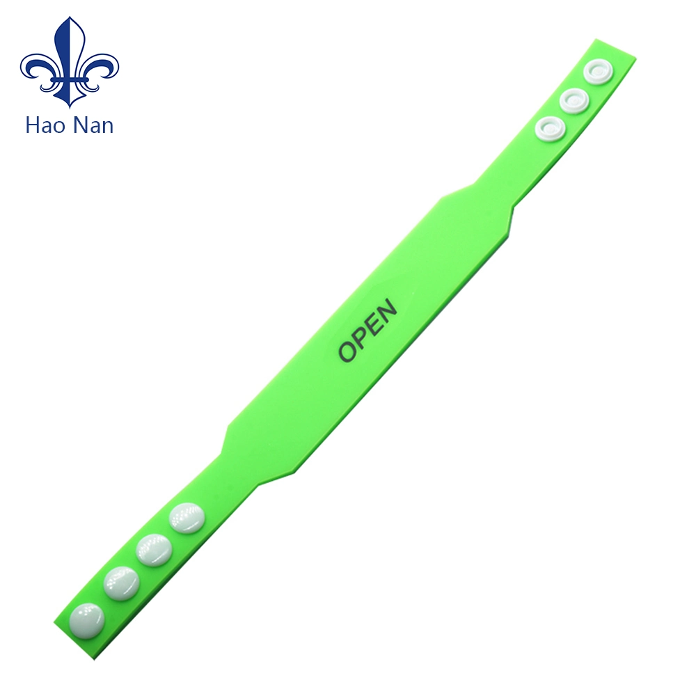 Silk Screen Print PVC Promotional Wristband Custom Fashion Design