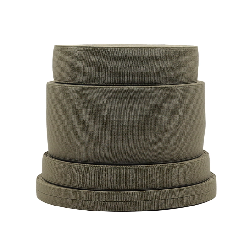 80mm Wide 450u Elastic Band Olive Green Stretch Band for Mil-Spec Bag Tents Clothing Accessories