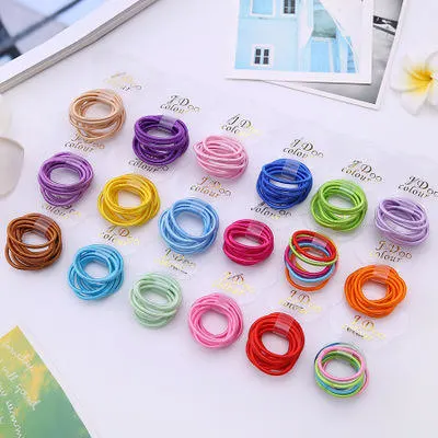 Hot Style Children&prime;s Thumb Hair Ring Baby Bright Silk Rubber Band