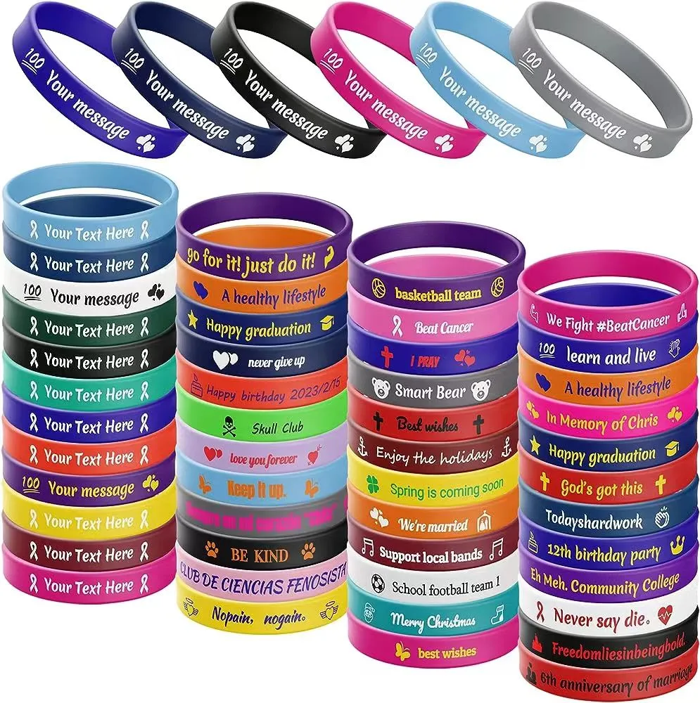 Lgbt Pride Rainbow Pansexual Asexual Genderqueer Bisexual Silicone Rubber Bracelets Gay Lesbian Wristband