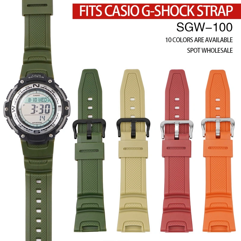 Sgw-100 Matte Color Resin Band with Notch Special Strap