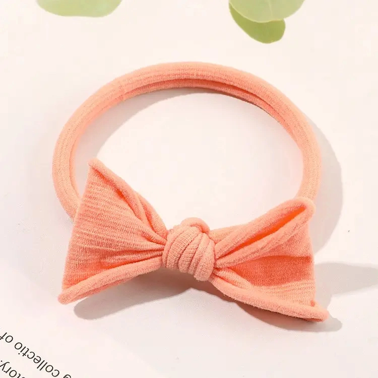 New Design Cute Bow Color Girl Simple Fashion Hair Band Hair Rope