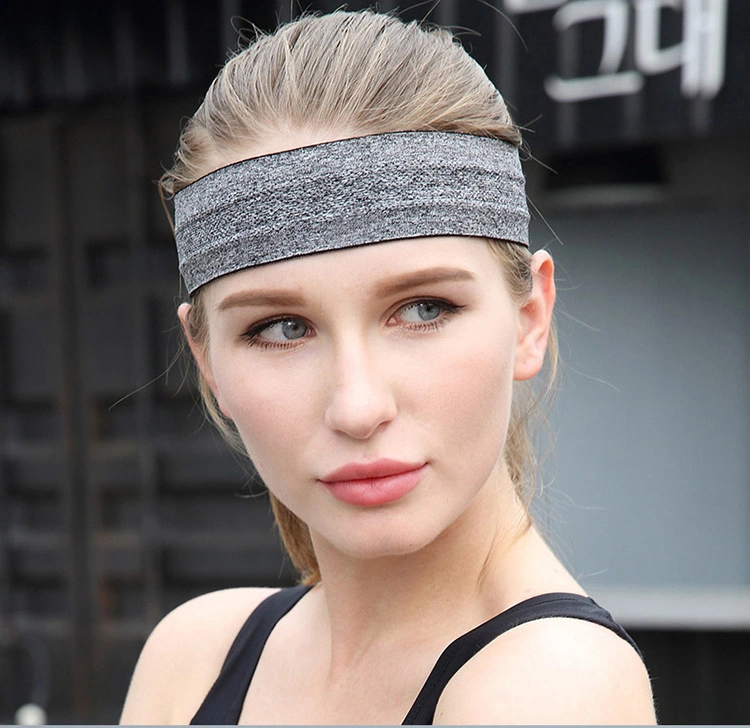 Headband Sweatband Elastic Sports Head Bands Non Slip Moisture Wicking Athletic Headwear