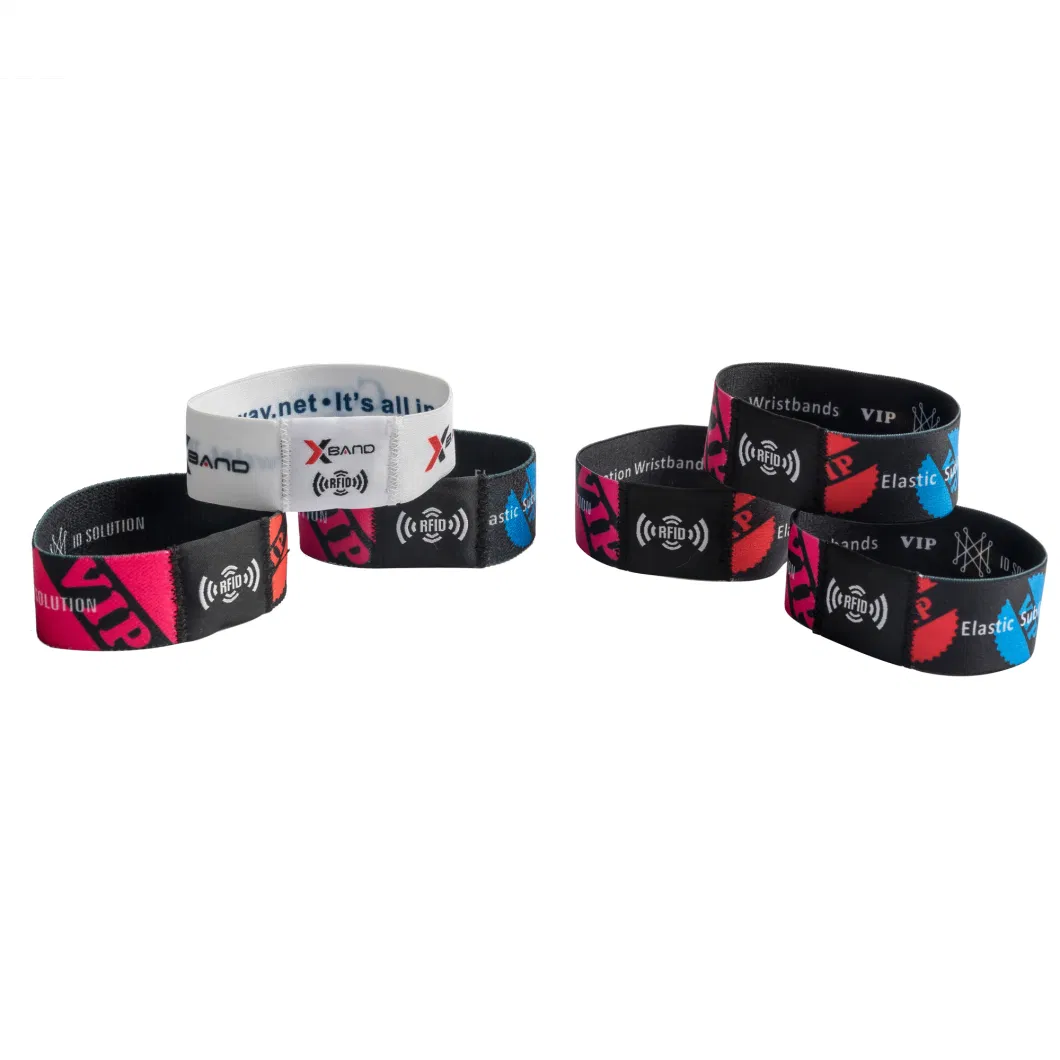 New Arrival Promotional Item Sublimated Satin Wristband One Time Use