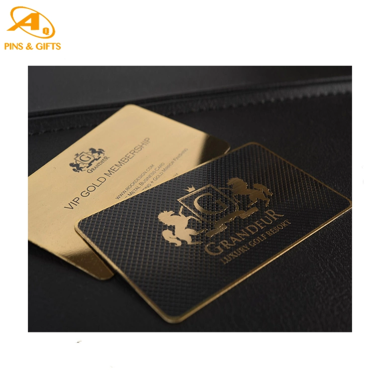 Good Quality Metal Stamping Laser Gold Business/VIP Customized VIP Membership, Hotel Key PVC Plastic Card