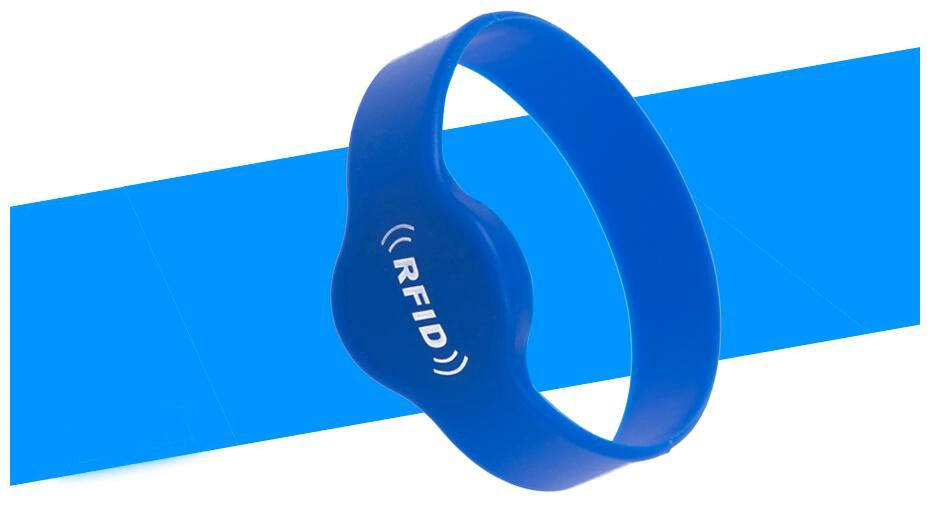 G012-70 Oblate Head 125kHz RFID Silicone Wristband with Temic T5567 Chip