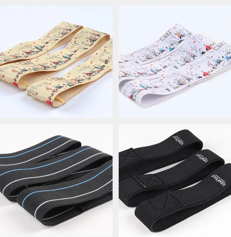 Custom 20mm Wide Nylon Elastic Book Strap Lunch Box Jacquard Elastic Band