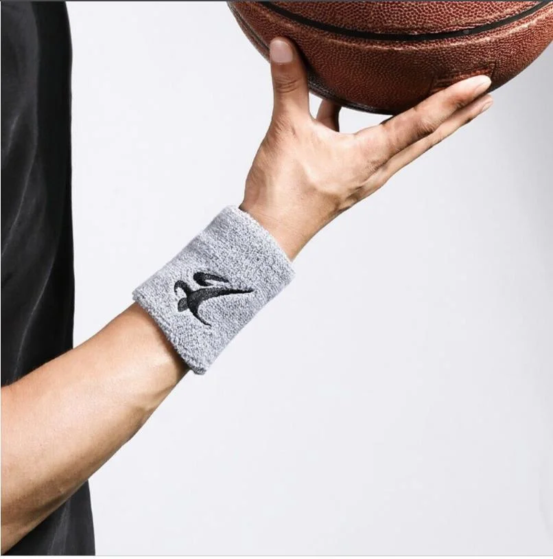 Custom Promotional Sport Wristband Unisex Outdoor Terry Towel Cotton Sporting Squash Tennis Accessories Badminton