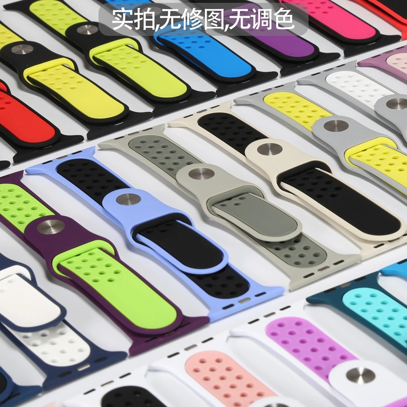 Soft Silicone Porous Watch Band for Nike/Xiaomi Sport Apple Watch 3/4 Men and Women