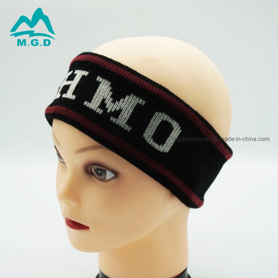 Popular Fashion Sports High Quality Custom Knitted Head Band