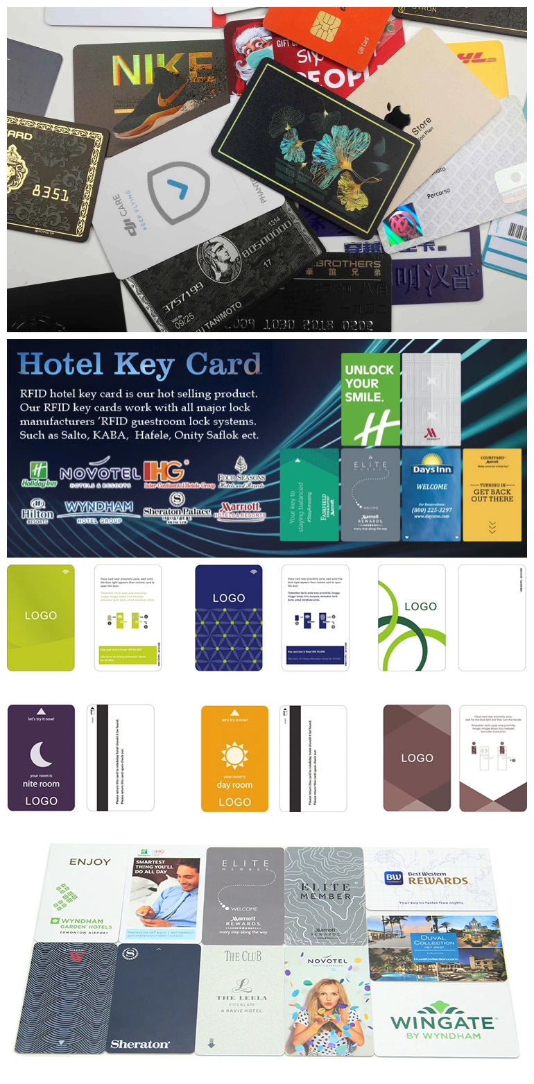 Metal Business PVC SIM Anti Radiation Ring Stretch Access Control System Social Media Bird Chip Key for Hotel Credit Prepaid RFID Smart ID Card