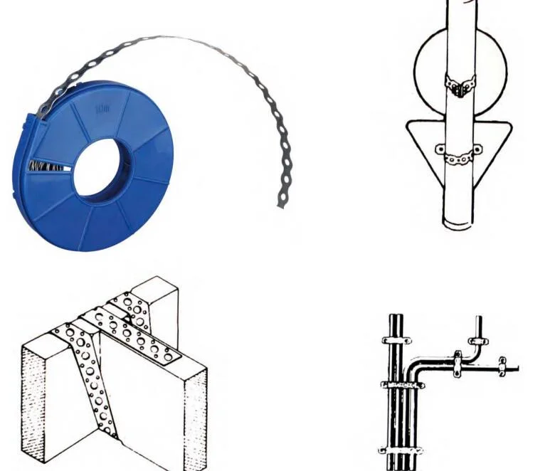 Galvanized Perforated Steel Manufacturers Band Air Conditioner Steel Strip Band