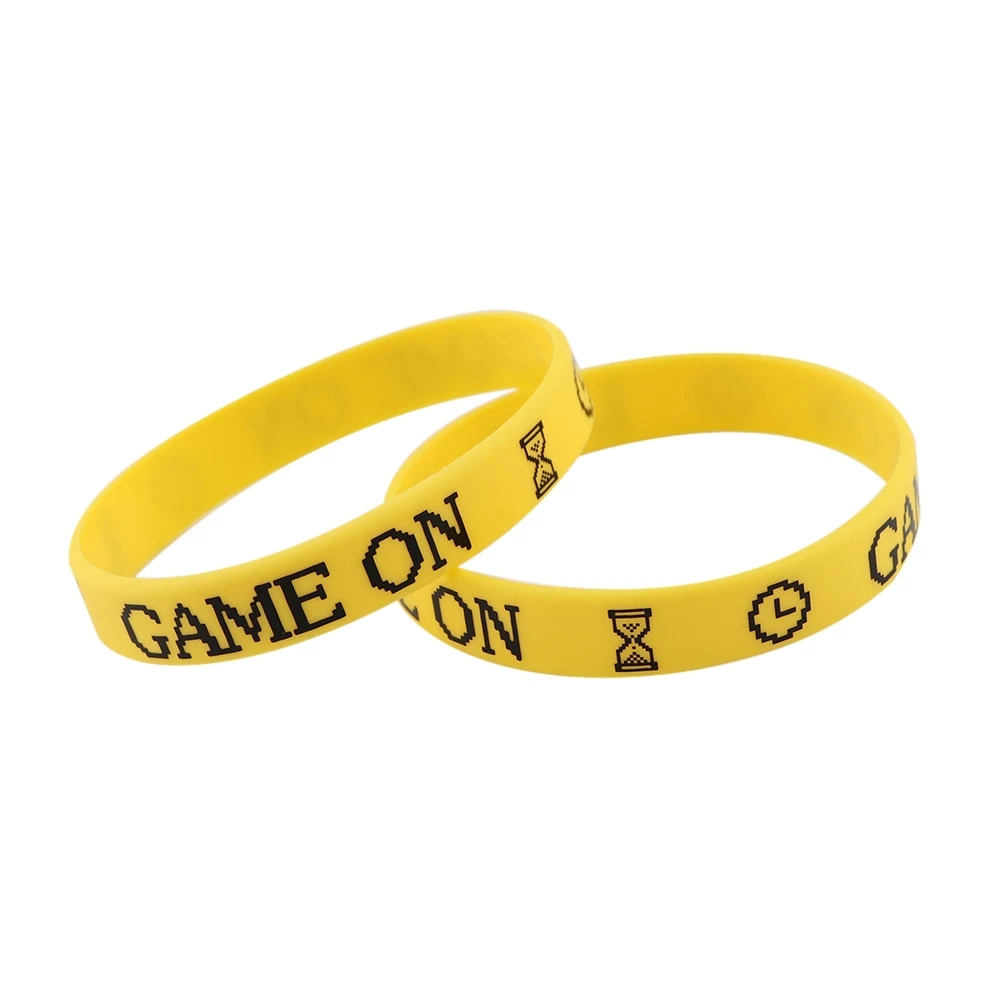 Game Funny Design Embossed Logo Sports Kingii RFID PVC Bracelet Hot Sale Promotional Gift Souvenir Debossed Custom Silicone Wristband