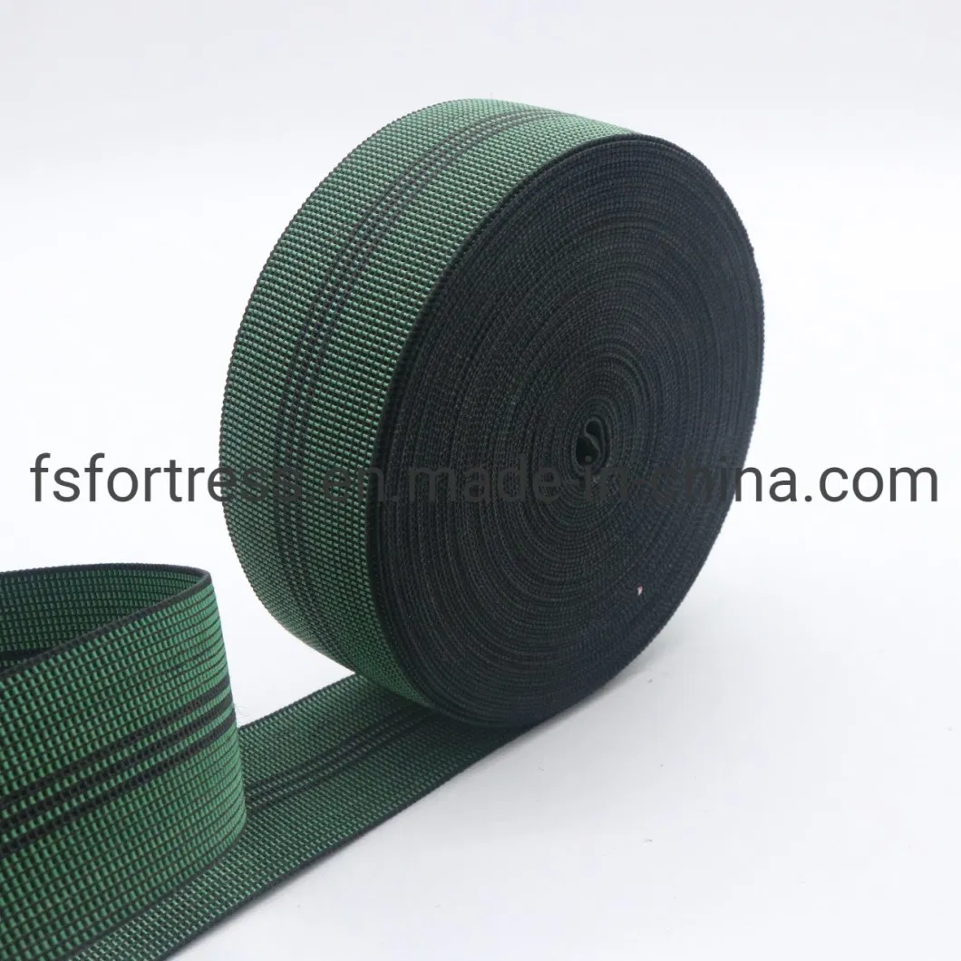 Manufacturers Straight Hair Sofa Chair Wholesale Woven Elastic High Quality Multi-Color Green Products Furniture Webbing