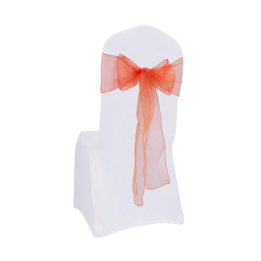 Decorational Organza Sash for Chair of Wedding and Banquet