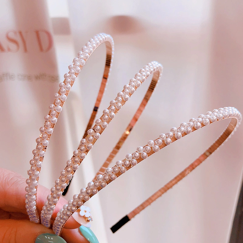 Skylark Fashion Custom Korean Simple Hair Accessories Pearl Hair Band for Women