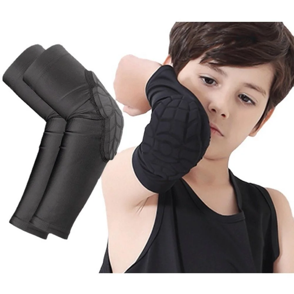 Protective Gear Youth 5-15 Years Padded Arm Knee Sleeve Compression Protection Kids Elbow &amp; Knee Pads Bl20530