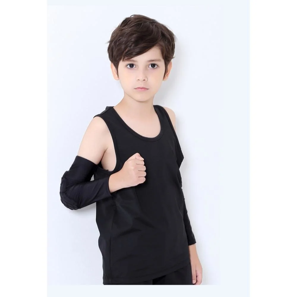 Protective Gear Youth 5-15 Years Padded Arm Knee Sleeve Compression Protection Kids Elbow &amp; Knee Pads Bl20530