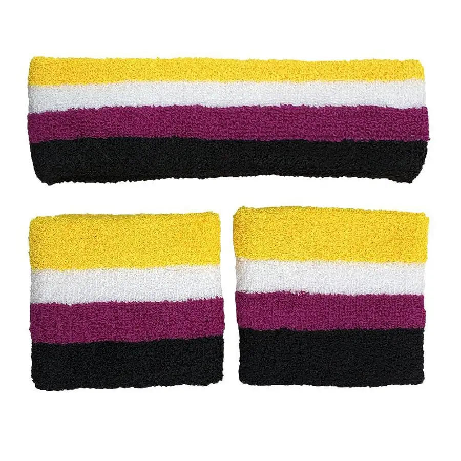 Fashion Cotton Sports Terry Wrist Sweatband