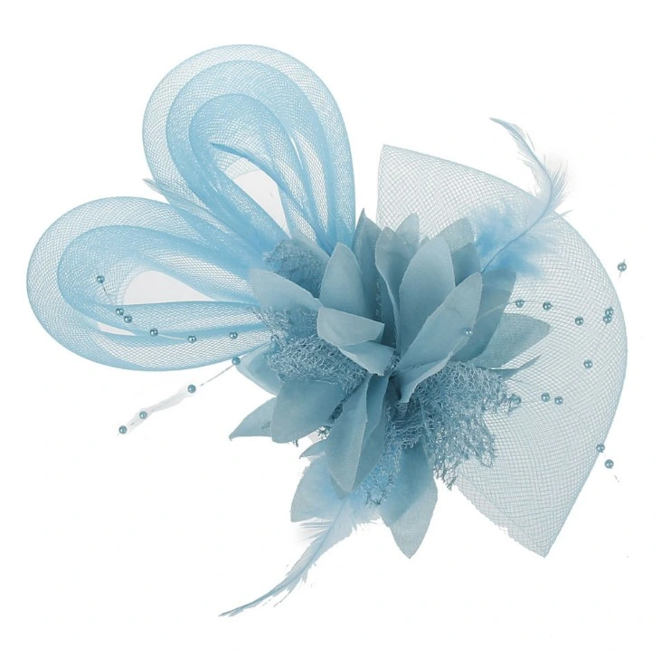 Bridesmaid Flower Hair Decorative Feather Flower Silk Flower Hair Head Band