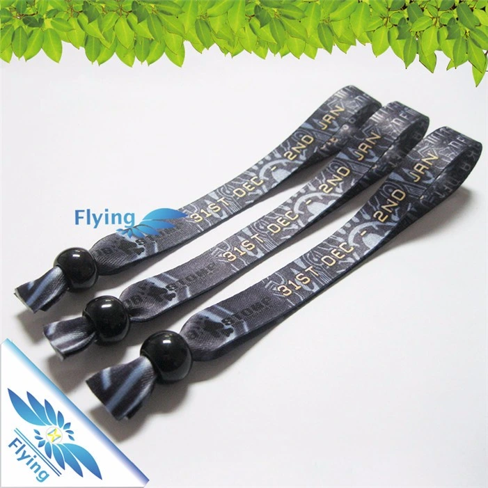 Heat Transfer Wristbands RFID Bracelets Festival Fabric Bands No Minimum