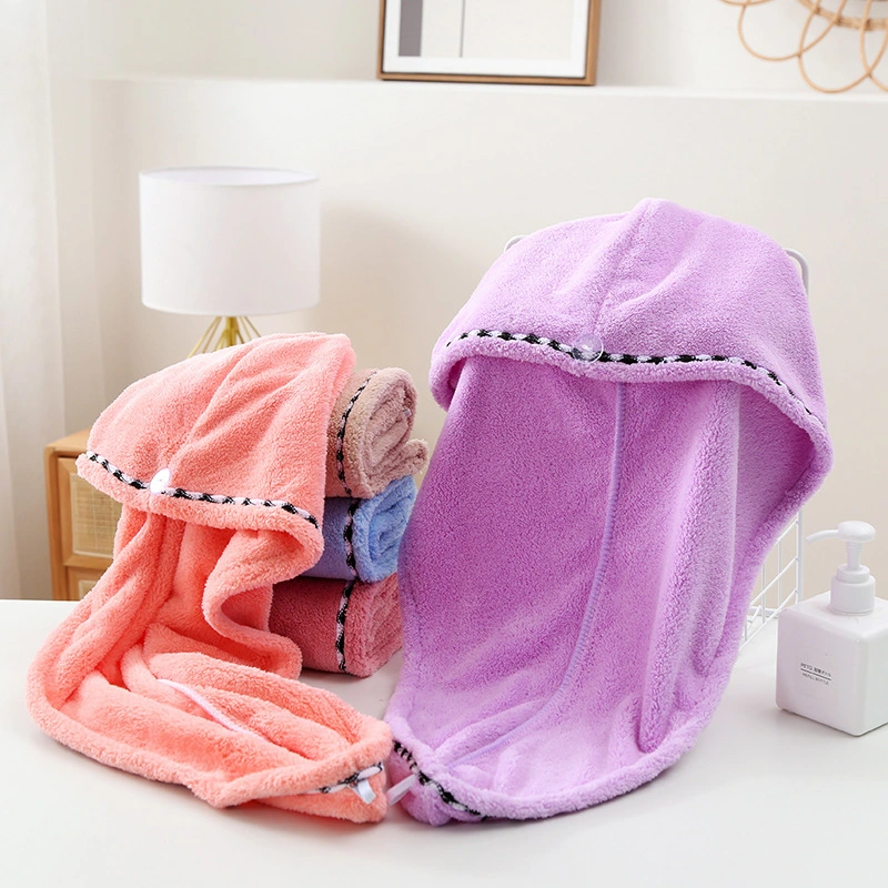 Wholesale Polyester Nylon Ultra Highly Absorbent Fast Drying Woman Microfiber Hair Turban Towel